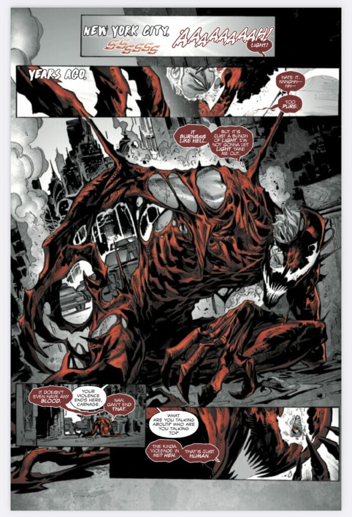 Carnage Black White and Blood Review The Nerdy Basement