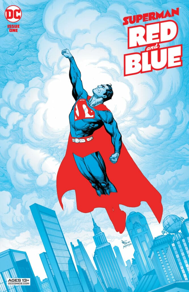 DC Comics Supermand Red and Blue