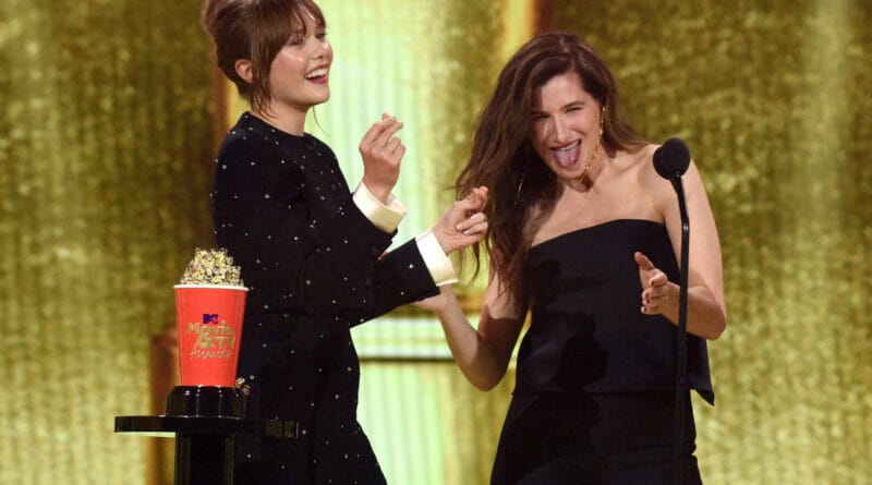 MTV Awards Elizabeth Olsen Kathryn Hahn WandaVision The Nerdy Basement