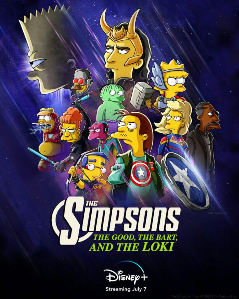 The Simpsons The Good The Bart and The Loki Disney Plus The Nerdy Basement