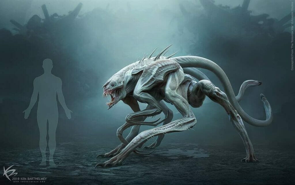 The Tomorrow War The White Spikes Concept Art The Nerdy Basement