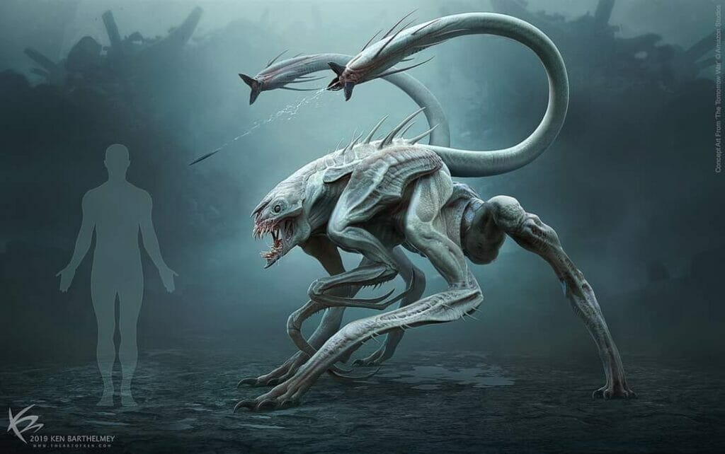 The Tomorrow War The White Spikes Concept Art The Nerdy Basement