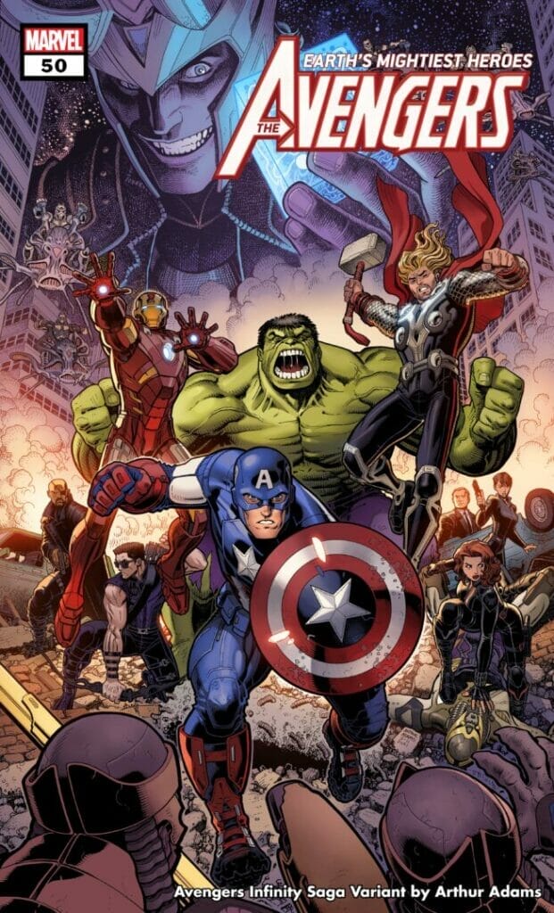 Marvel Comics Avengers 50 Infinity Saga Variant Cover The Nerdy Basement