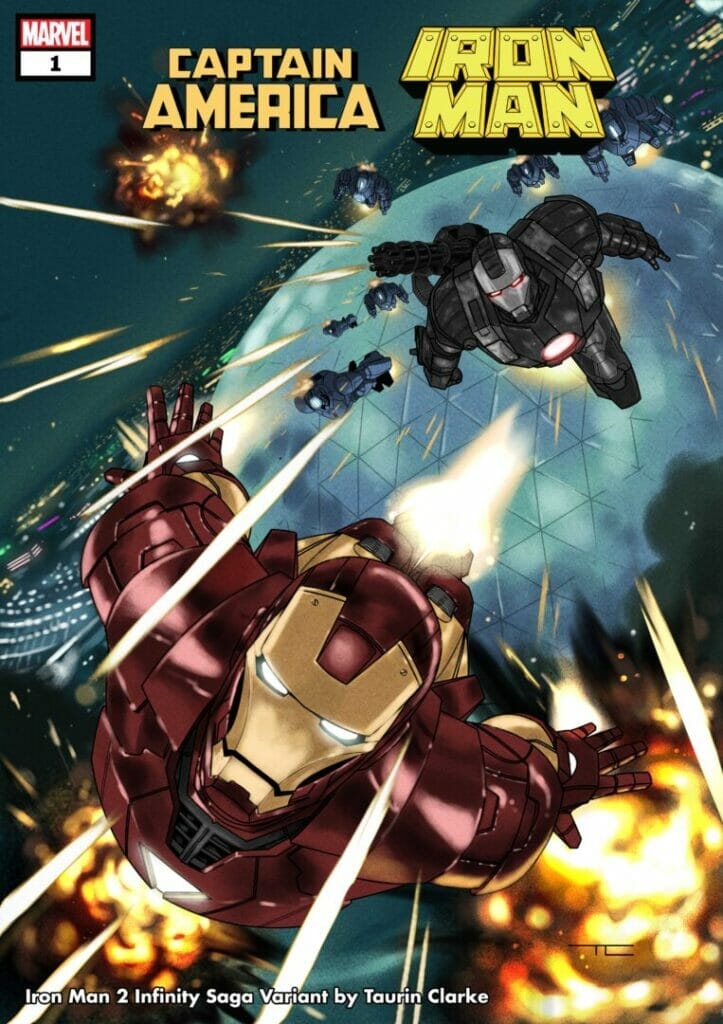 Captain America/Iron Man 1 Infinity Saga Variant Cover The Nerdy Basement