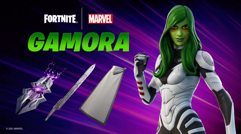 Fortnite x Marvel Gamora Skin Bundle The Nerdy Basement