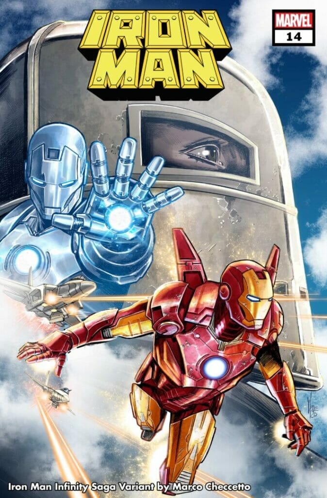 Marvel Comics Iron Man #14 Infinity Saga Variant Cover The Nerdy Basement