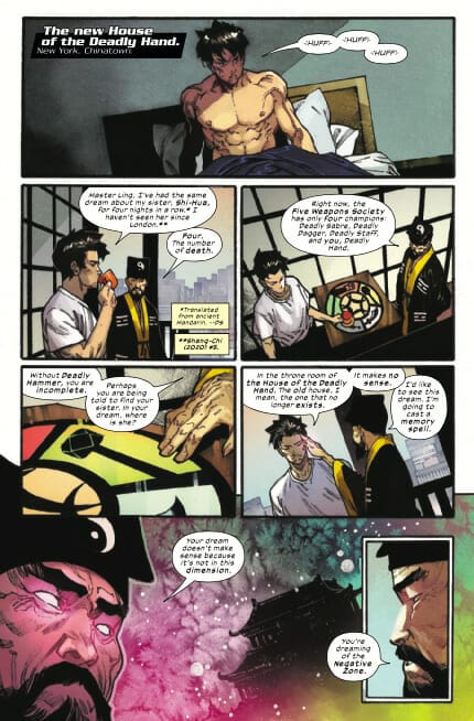 Marvel Comics Shang-Chi #4 Review The Nerdy Basement
