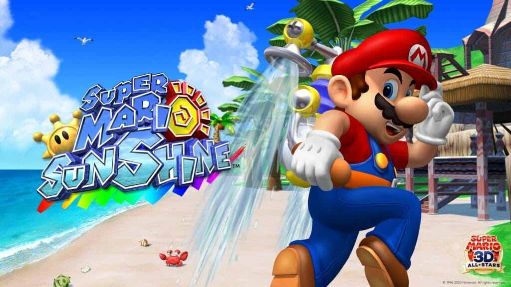 Super Mario Sunshine Nintendo GameCube The Nerdy Basement