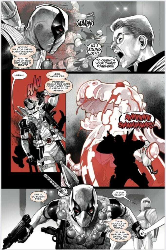 Deadpool: Black, White, and Blood #4 Review The Nerdy Basement