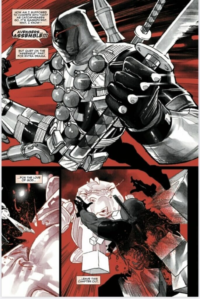 Deadpool: Black, White, and Blood #4 Review The Nerdy Basement