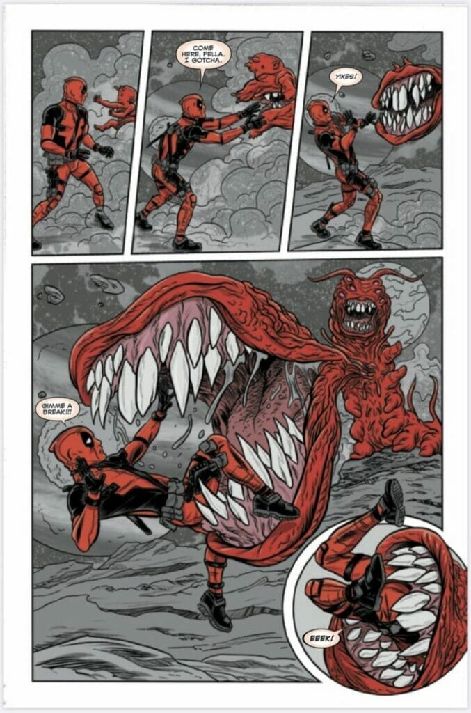 Deadpool: Black, White, and Blood #4 Review The Nerdy Basement