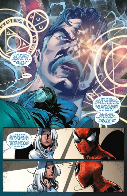 The Death of Doctor Strange: Spider-Man #1 Review The Nerdy Basement