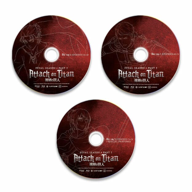 Attack on Titan Final Season Part 1 Blu-Ray The Nerdy Basement