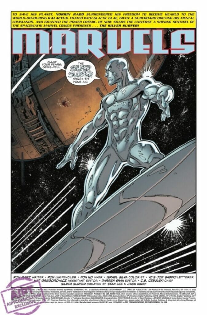 Silver Surfer Rebirth #1 Review The Nerdy Basement
