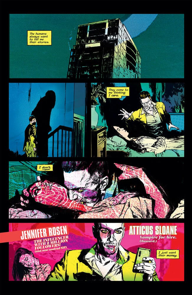 Blood-Stained Teeth Comic The Nerdy Basement