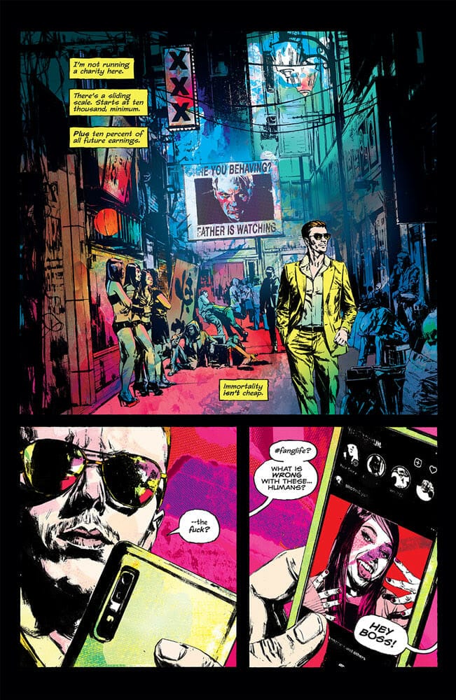 Blood-Stained Teeth Comic The Nerdy Basement