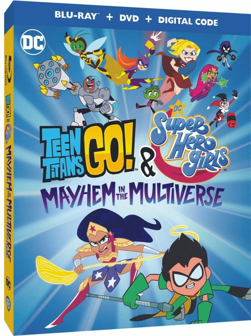 Teen Titans Go! & DC Superhero Girls Mayhem in the Multiverse Blu-ray The Nerdy Basement
