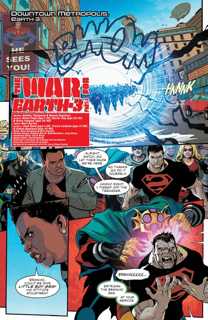 War for Earth-3 #1 The Nerdy Basement