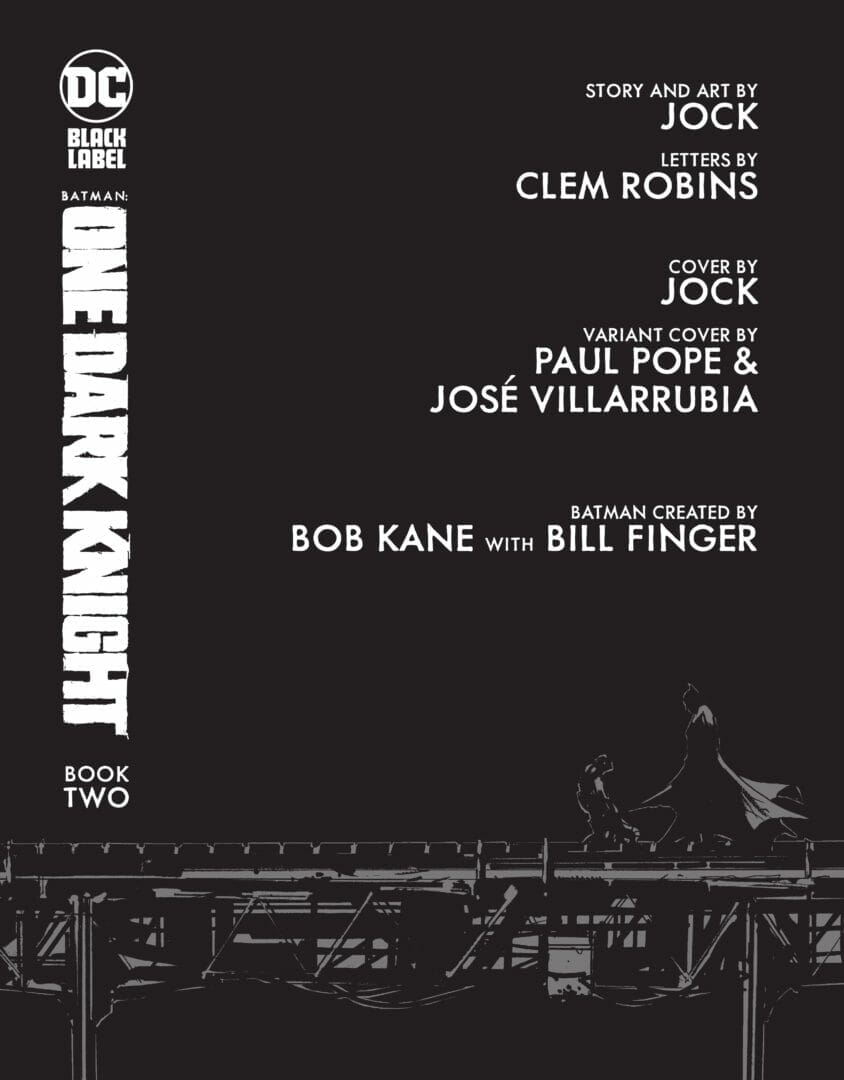 Batman: One Dark Knight #2 The Nerdy Basement