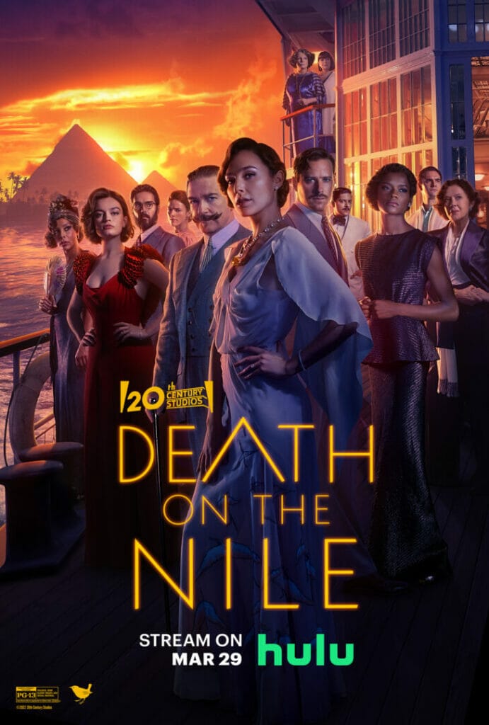 Death on the Nile Hulu The Nerdy Basement