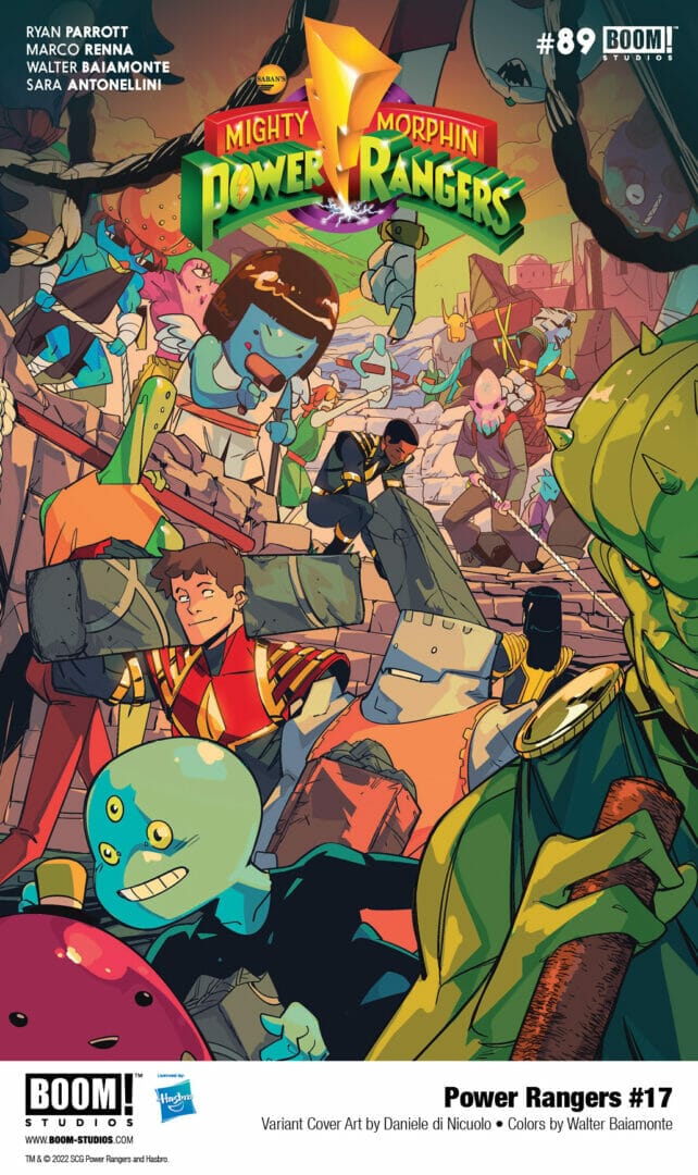 Power Rangers #17 Boom Studios The Nerdy Basement