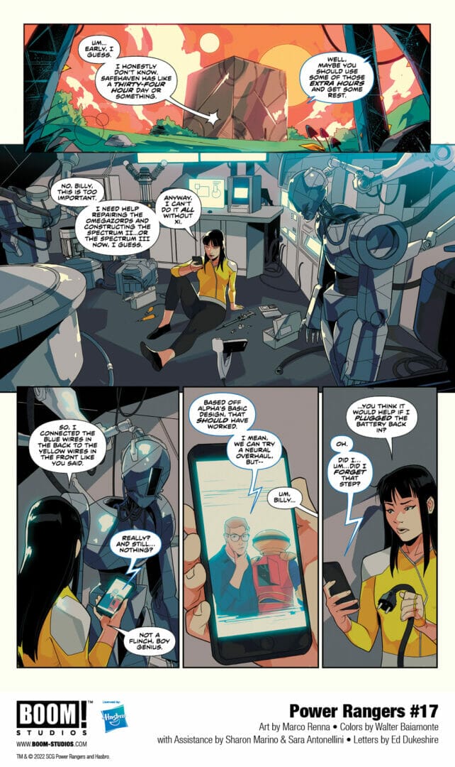 Power Rangers #17 Boom Studios The Nerdy Basement