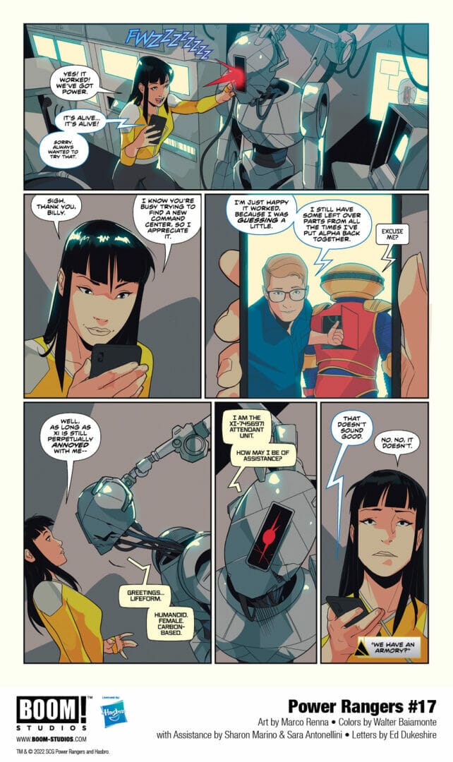 Power Rangers #17 Boom Studios The Nerdy Basement