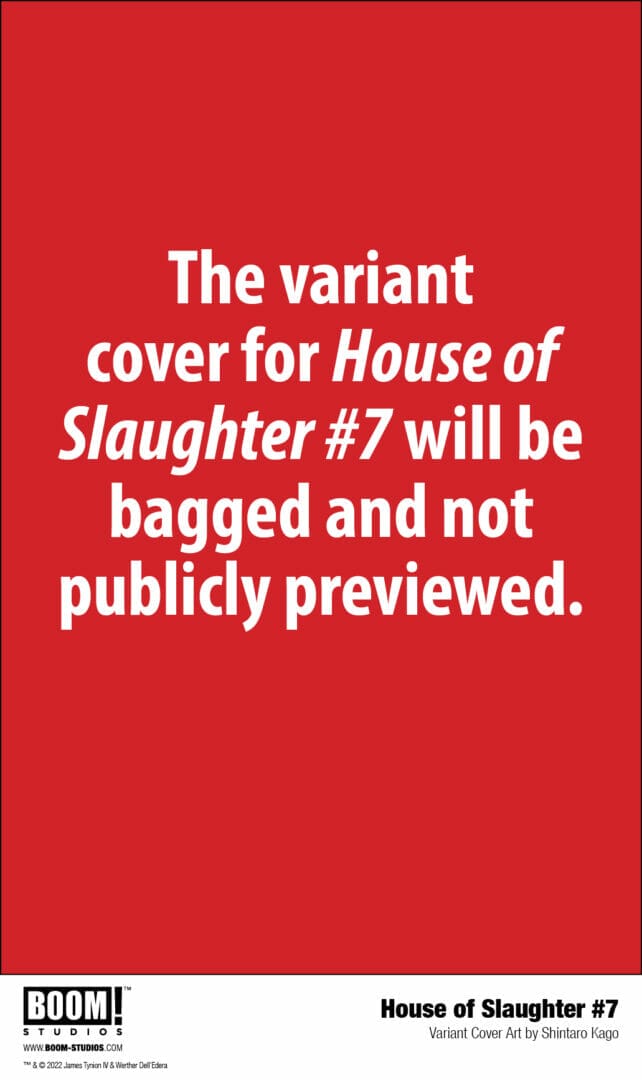 House of Slaughter #7 Preview The Nerdy Basement