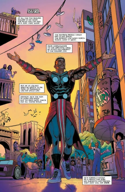 What If Miles Morales Became Thor #1 Review The Nerdy Basement