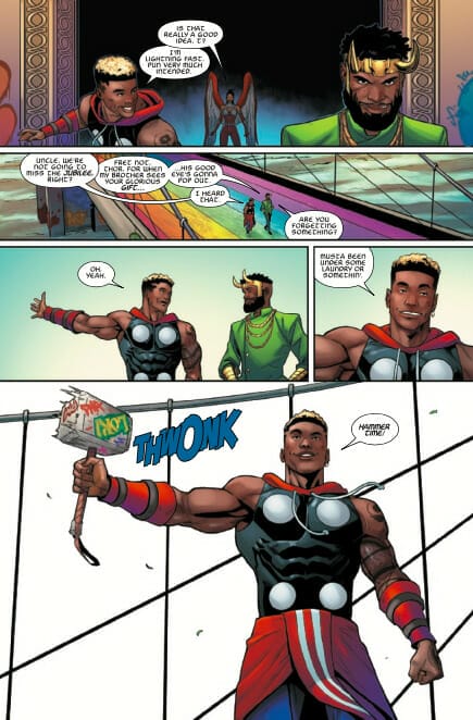 What If Miles Morales Became Thor #1 Review The Nerdy Basement