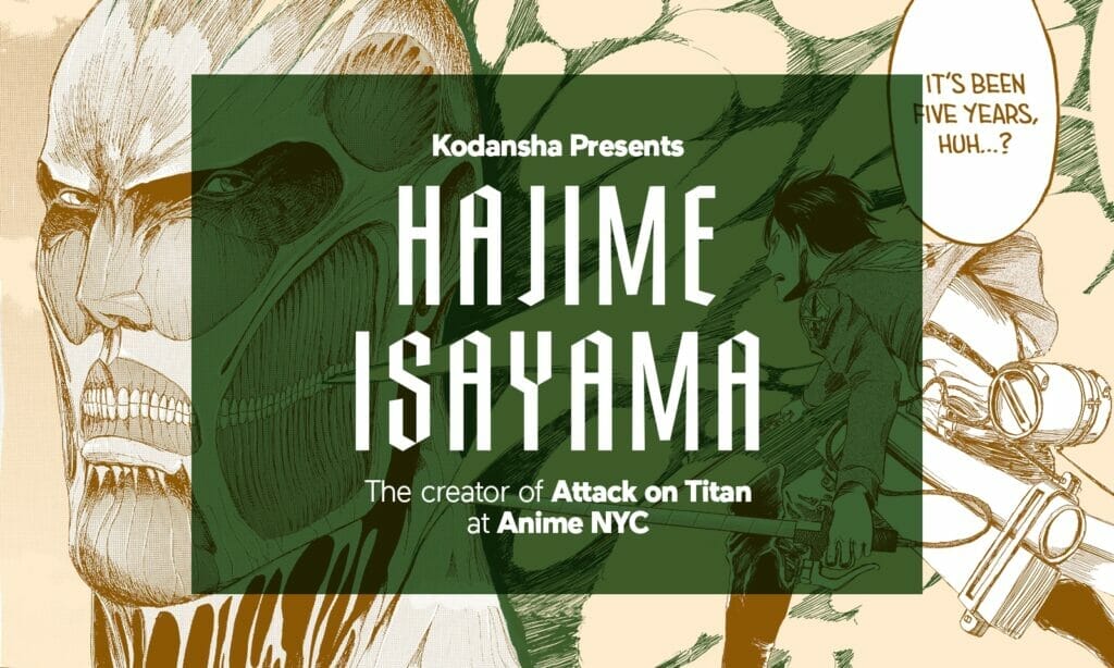 Hajime Isayama Anime NYC 2022 The Nerdy Basement