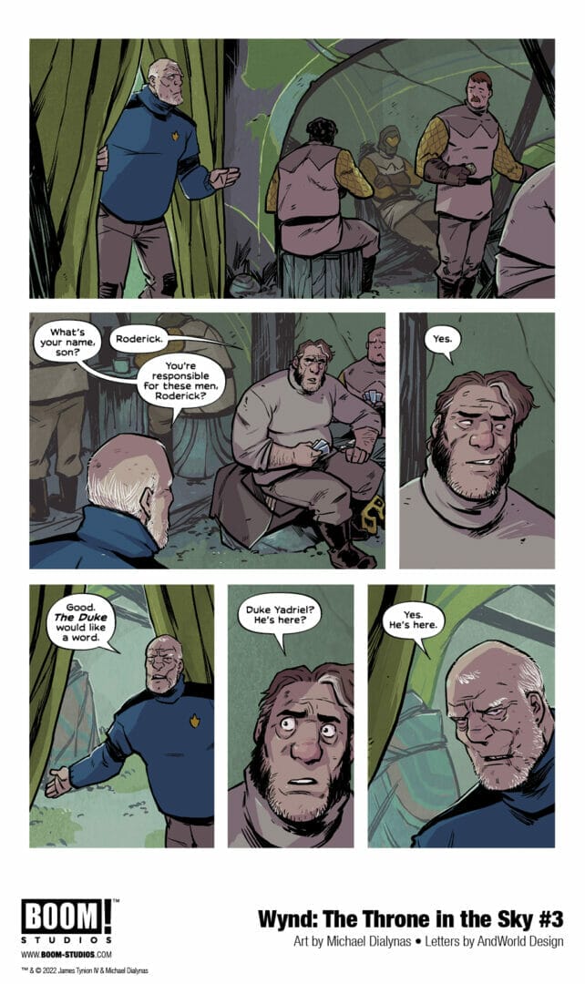 Wynd: The Throne in the Sky #3 First Look BOOM! Studios The Nerdy Basement