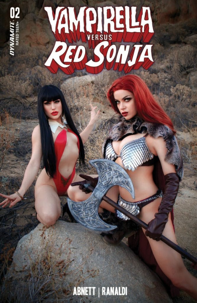 Dynamite Entertainment Vampirella vs. Red Sonja #2 Preview The Nerdy Basement