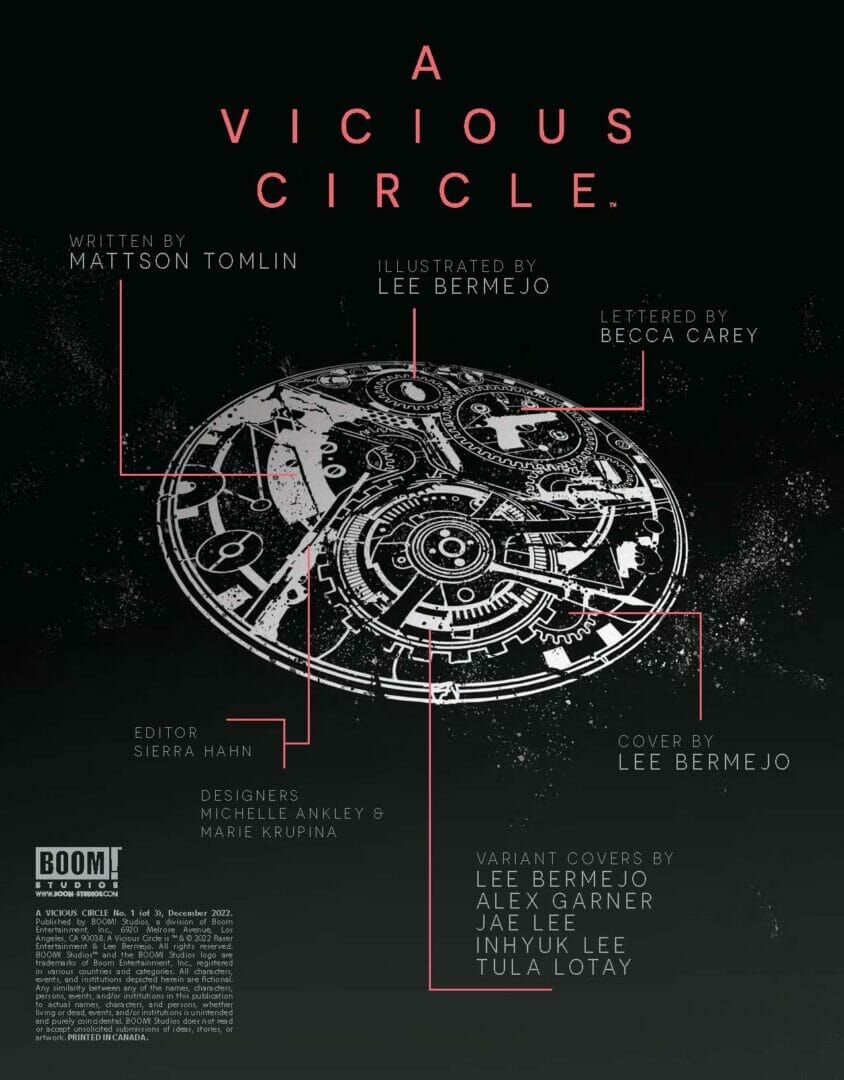 BOOM! Studios Vicious Circle #1 Preview The Nerdy Basement