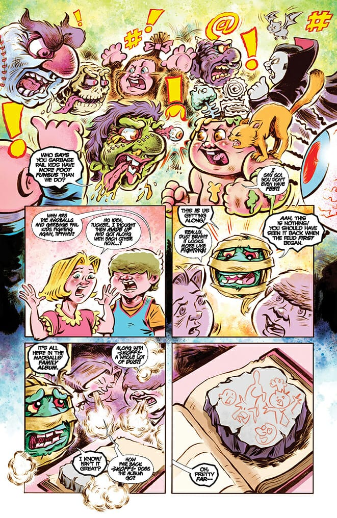 Madballs vs Garbage Pail Kids: Time Again, Slime Again #1 Preview Dynamite Entertainment The Nerdy Basement